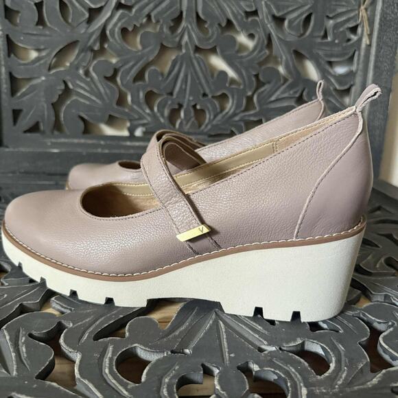 Vionic Women's Alma Mary Jane Leather Wedges Shoes Woman’s Size US 8.5 - Picture 3 of 12